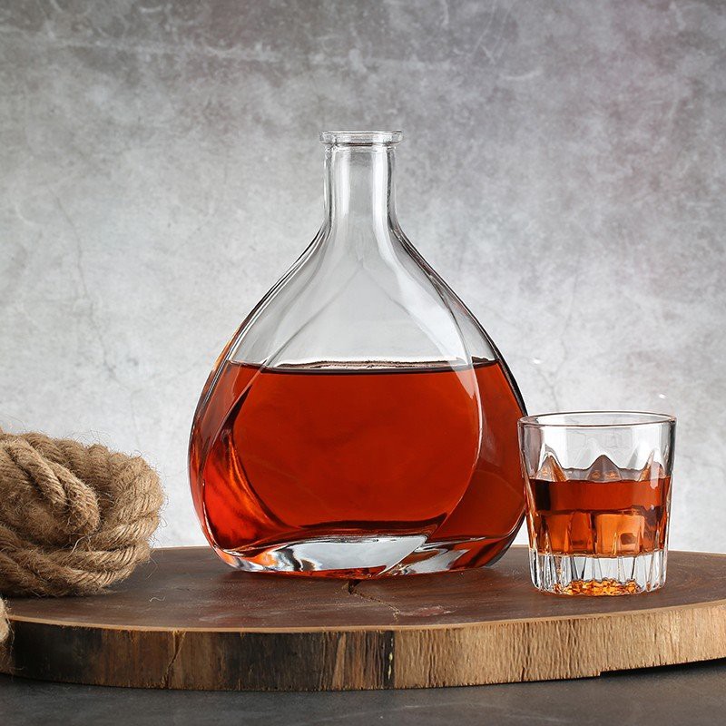 crystal bottle for whiskey