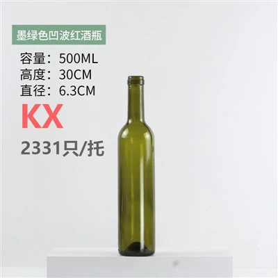 Gwydrau o win mewn potel 750ml