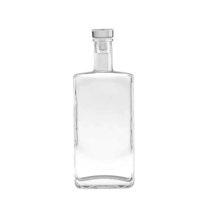 500ml Square Shaped Glass Wine Bottle