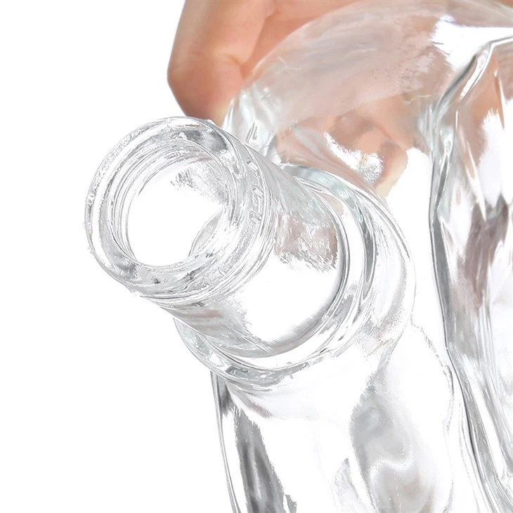 Extra White Flint Glass XO Liquor Bottles
