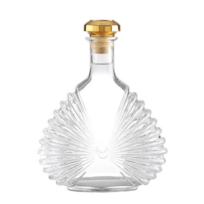 700ml Potel Gwydr Siâp Unigryw Ar gyfer Potel Brandi