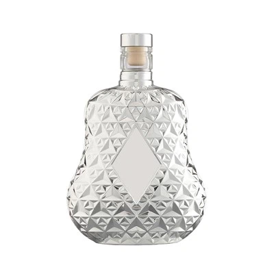 Siâp gellygen fflint arian potel xo 500ml