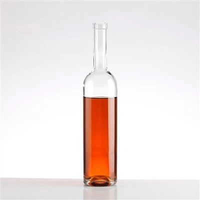 Siâp Crwn Clir 750ml Potel Gwydr Chwisgi